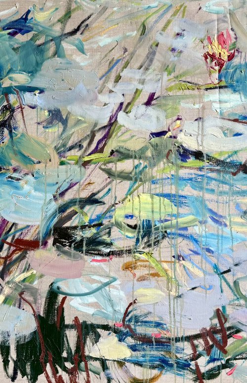 Spring pond. by Lilia Orlova-Holmes