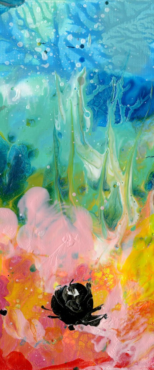 Flowering Euphoria 20 - Floral Abstract Painting by Kathy Morton Stanion by Kathy Morton Stanion