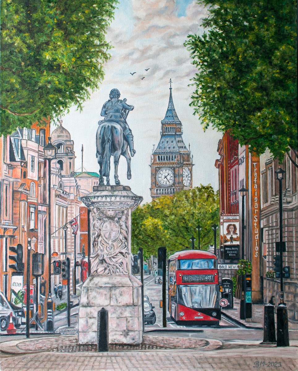 London. Trafalgar Square by Vera Melnyk by Vera Melnyk