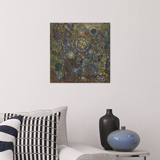Microcosmos - Abstract Dot Painting