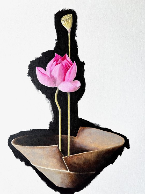 Ikebana: Lotus Flower