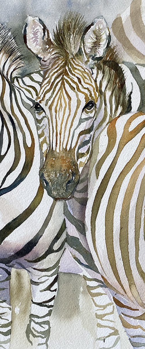 Stripey Fellows_II by Arti Chauhan