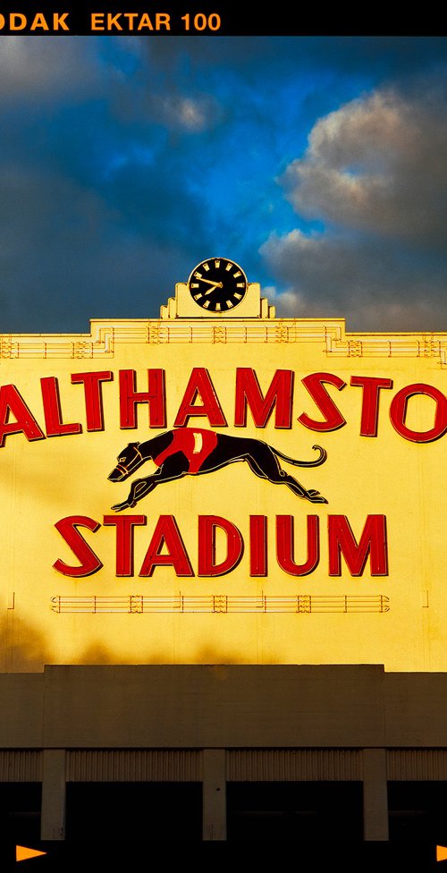 7.48pm Walthamstow Stadium by Richard Heeps