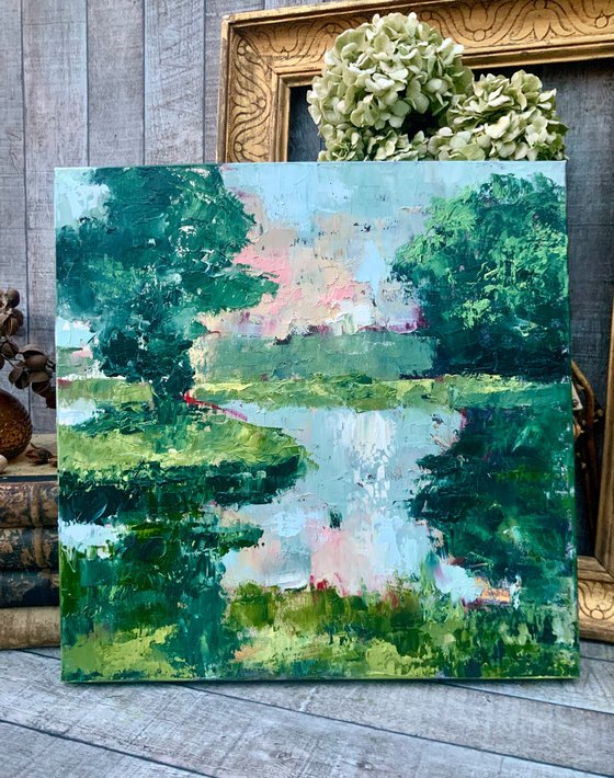 Enchanted Morning at Stourhead Lake