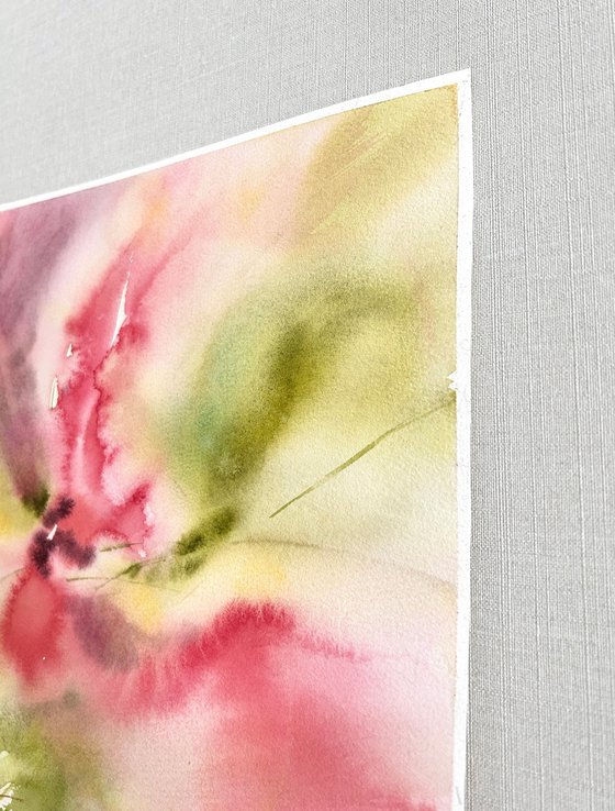 Abstract flowers bouquet