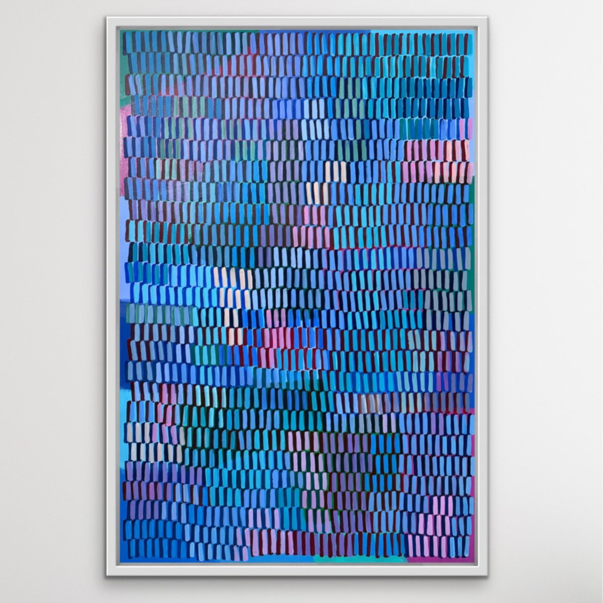 Expressive Abstract Acrylic Painting By Ketki Fadnis, 24 X 36", Deep Thought, Original Artwork