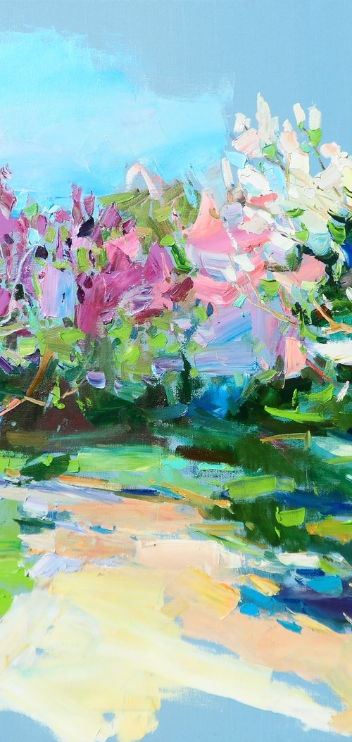 "lilac garden " by Yehor Dulin