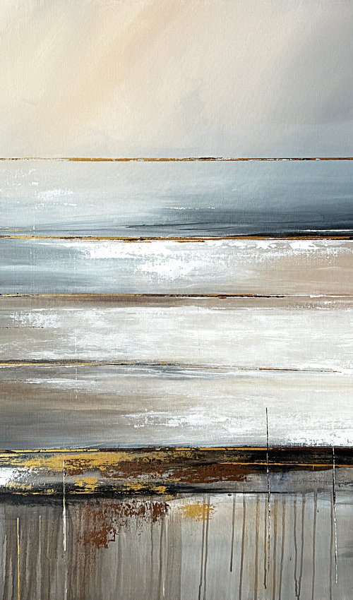 Golden Seascape by Tatiana Malinovscaia