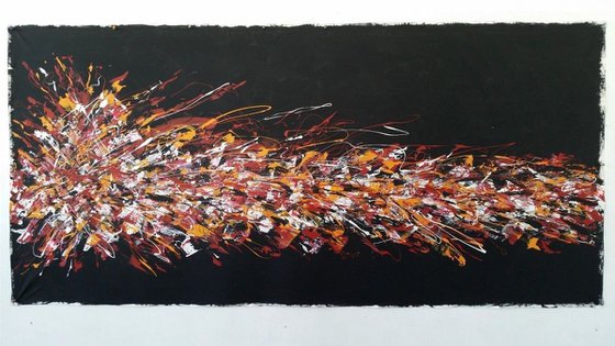 Modern Abstract acrylic on canvas by M.Y.
