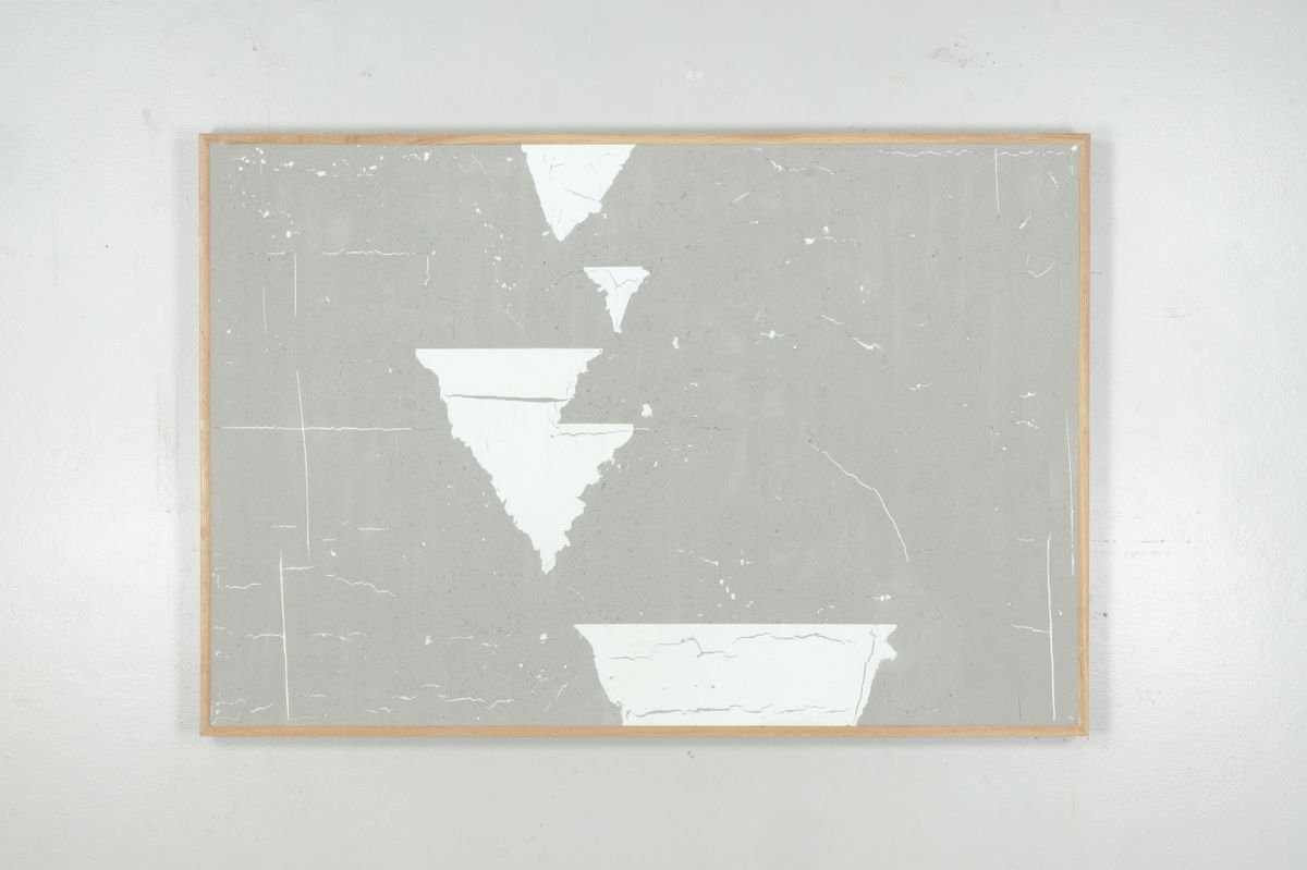 Abstract Painting By Johan Soderstrom, 48 X 35, Fjord 2, Original Artwork