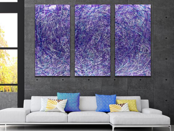 Purple Display of Affection (With Blue and Silver) 2