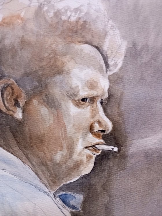 Portrait of Dylan Thomas