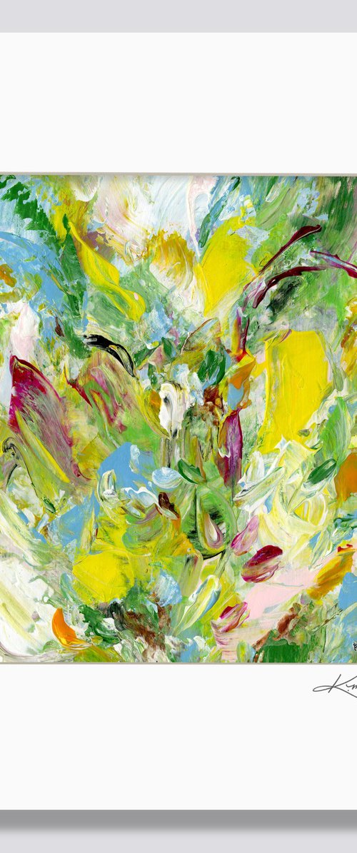 Floral Fall 8 - Floral Abstract Painting by Kathy Morton Stanion by Kathy Morton Stanion