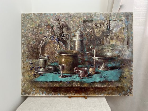 Silver Turquoise Moody Kitchen