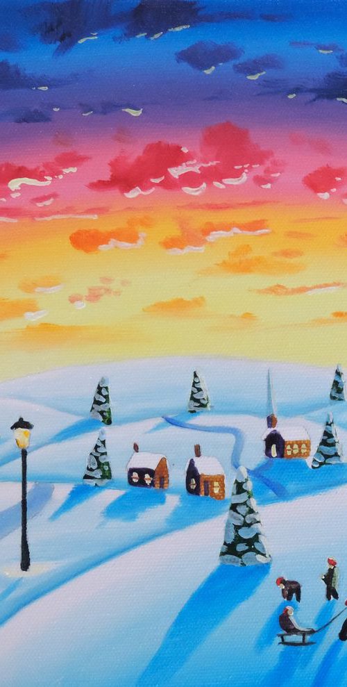Winter landscape by Gordon Bruce