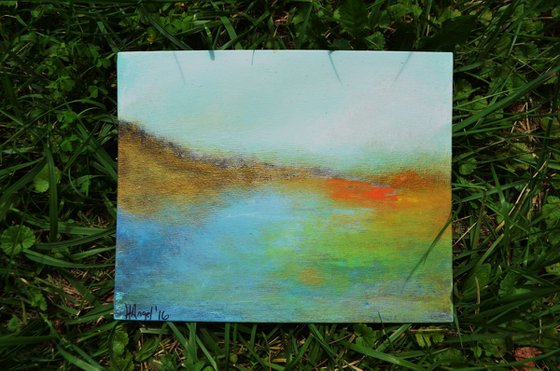 Landscape abstract "Summer in the hills"