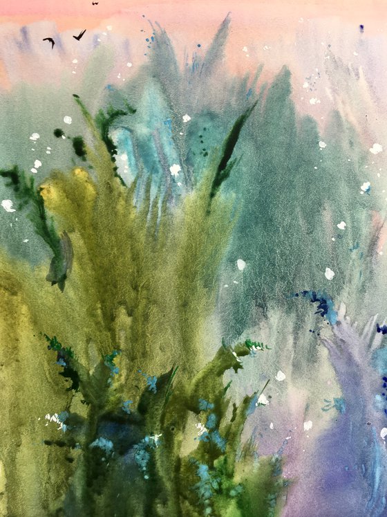 Sold Watercolor “Inspired by Monet” gift for her