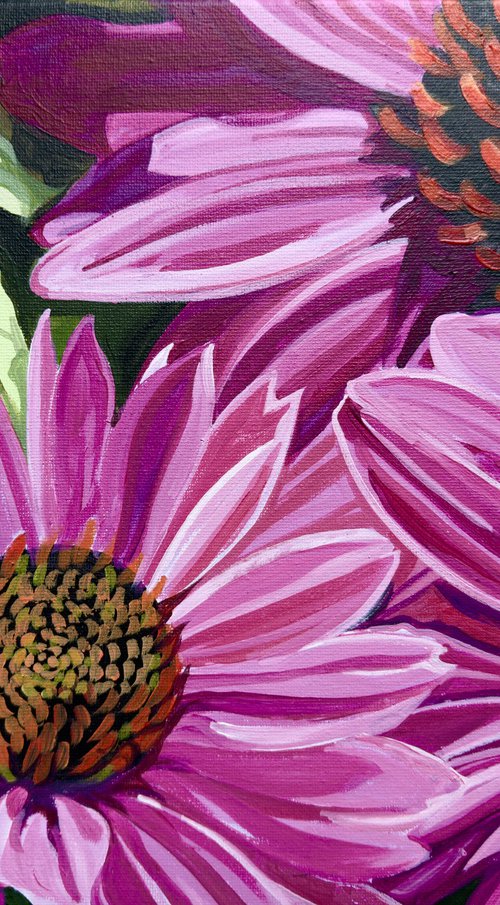 Echinacea And Bumble Bee by Joseph Lynch