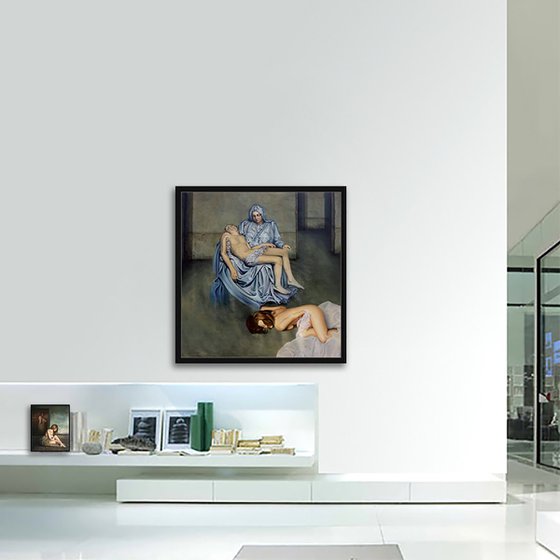 Pieta after Michelangelo