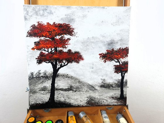 Gray landscape
