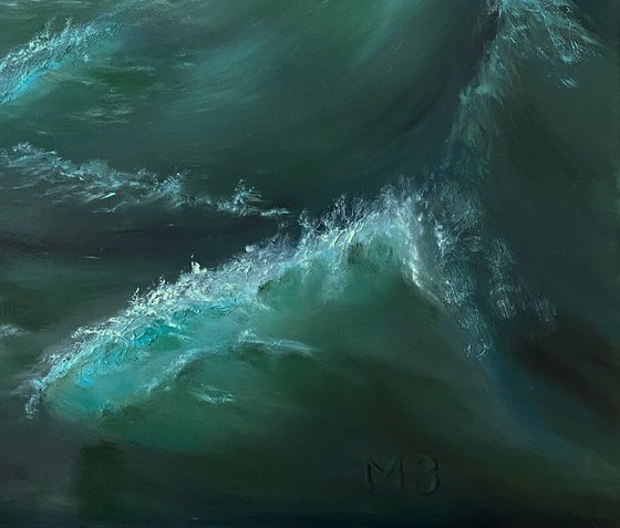 Wild Sea, 70 х 100 cm, oil on canvas