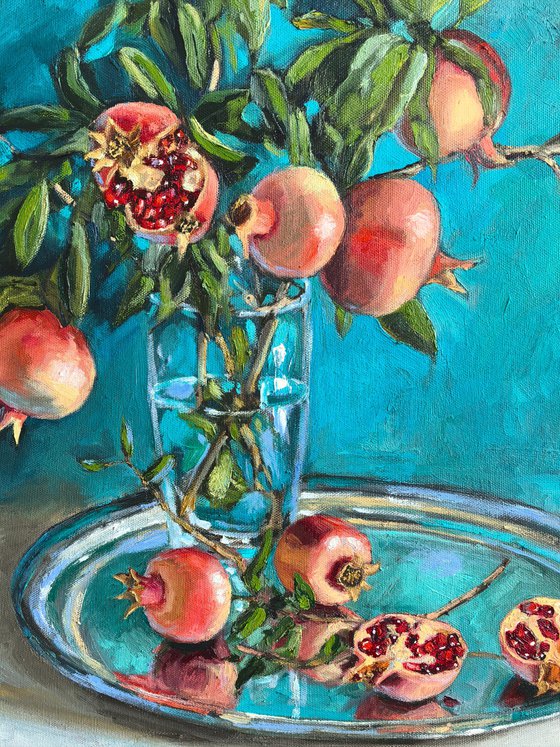 Pomegranates bouquet