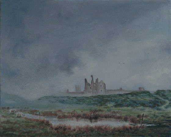Dunstanburgh Castle in the Mist