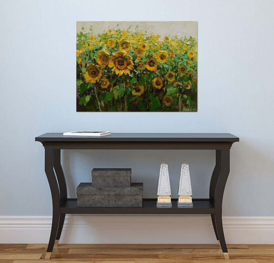 Sunflowers Original Oil painting