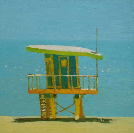 Life guard post.