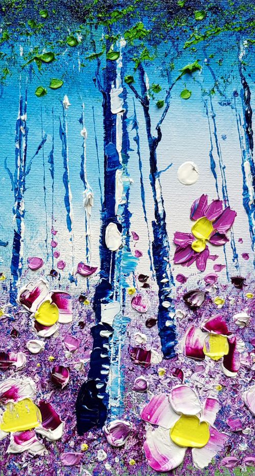 "Violet Forest & Flowers in Love" by Phil Broad