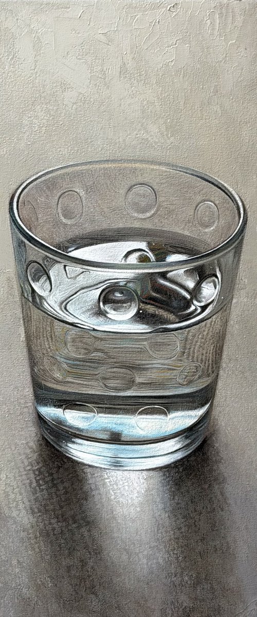 Glass of water. Still life by Anastasia Parfilo