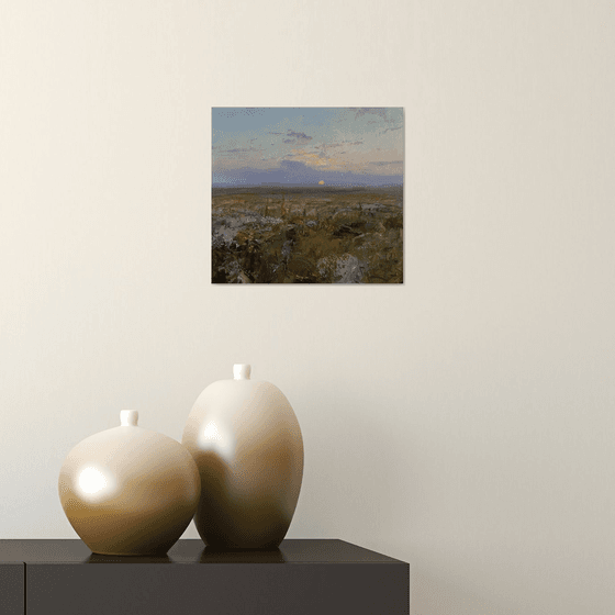 Steppe at dawn