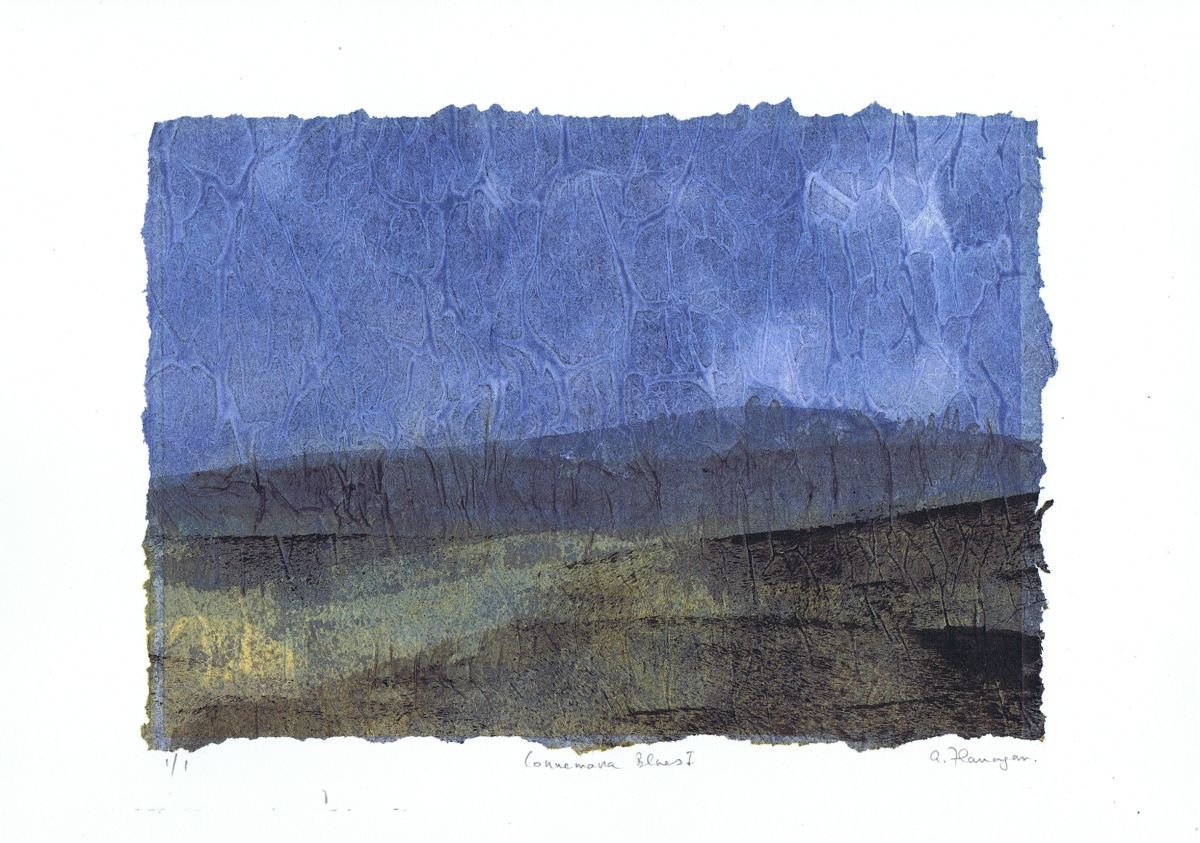 Connemara Blues 1 by Aidan Flanagan Irish Landscapes