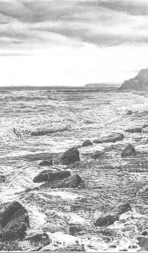 The Isle of Portland from Redcliff Point by Ian Hedley