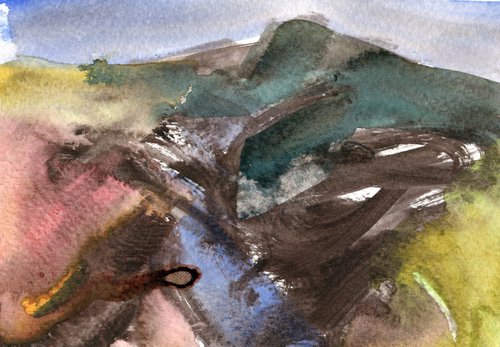 Mountain Stream by Elizabeth Anne Fox