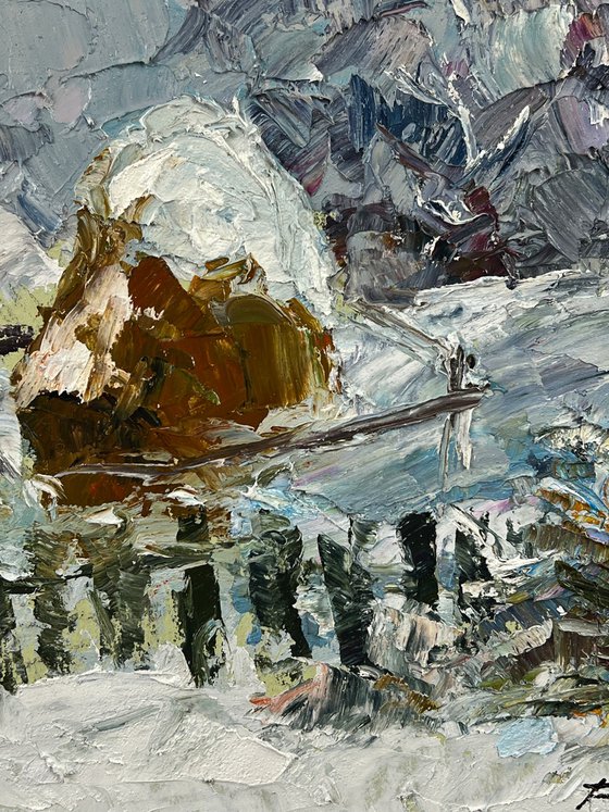 Winter Haystacks
