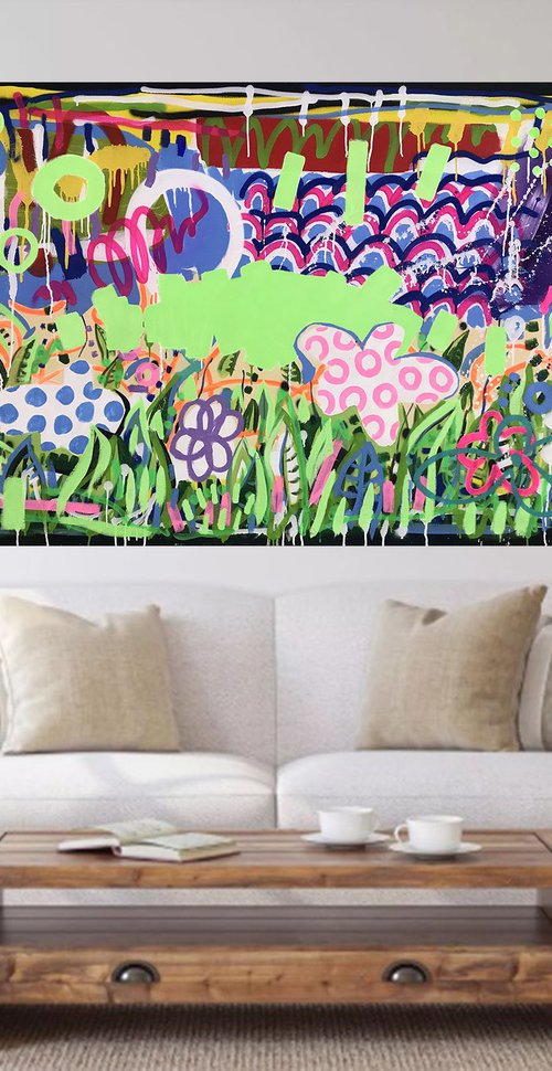 Landscape 180 X 100 CM / 70,86 X 39,37 INCH by V. Lishko