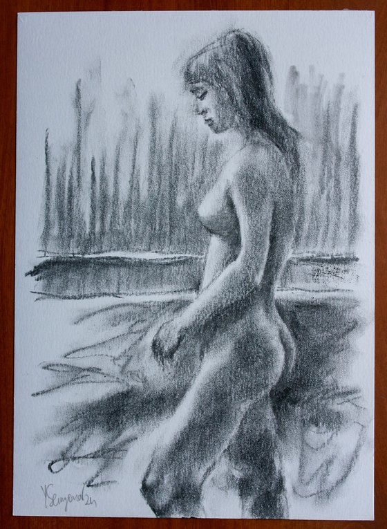 Near The River FF 54 Charcoal