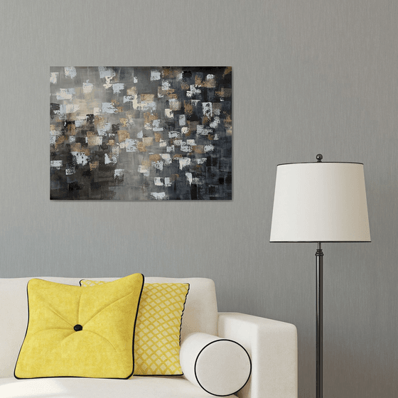 Gold, bronze abstraction