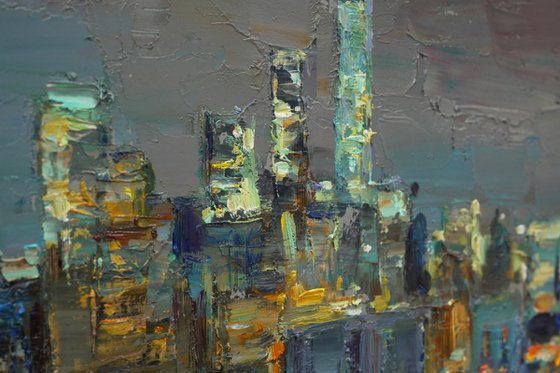Light of the night city