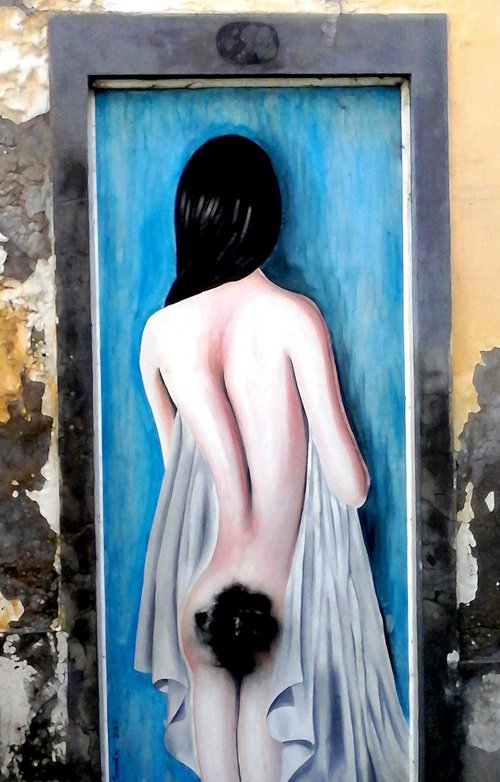 Madeira Street Art Nude by Alex Solodov