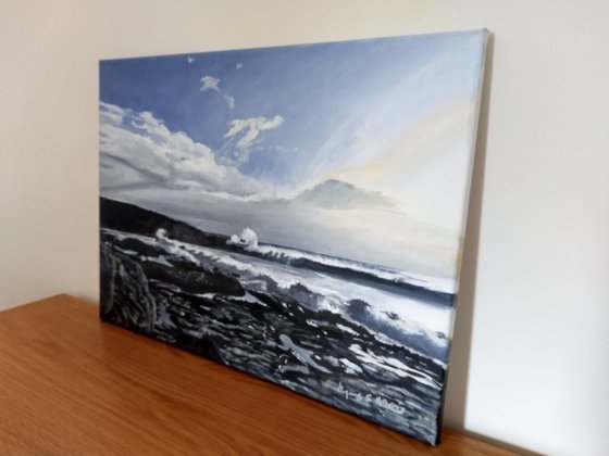 Rocks and waves