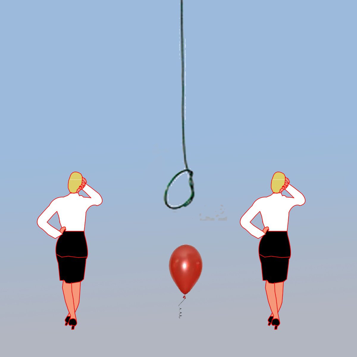 Urban And Pop Portrait Print By Artworks By Rina Mualem, 10 X 10, Balloon, Original Artwork