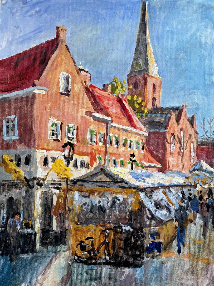  Old City Market By Dimitris Voyiazoglou, 17 X 20, Artwork For Sale On Artfinder