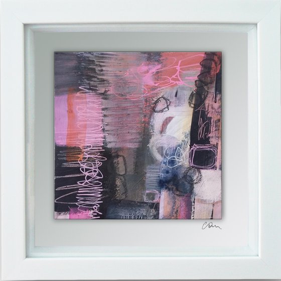 Framed ready to hang original abstract  - Feedback #3