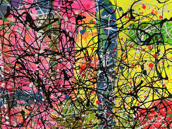 Interwoven Vibrations - Diptych Painting