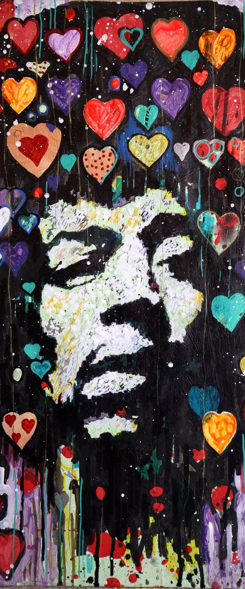 Jimi Hendrix. by Rakhmet Redzhepov