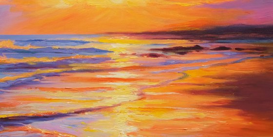Emotional Sunset Seascape