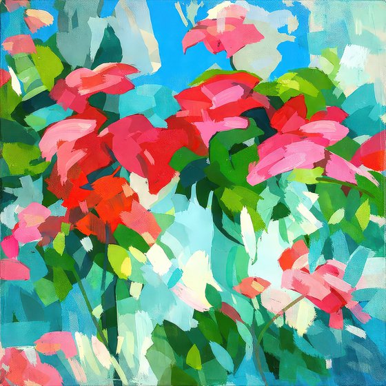 The rays touch the leaves №2