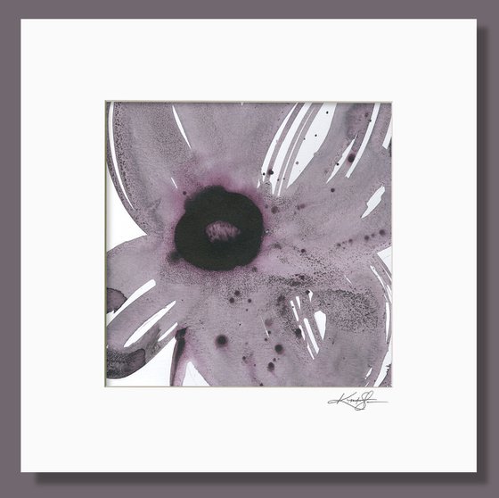 Organic Impressions 738 - Abstract Flower Painting by Kathy Morton Stanion